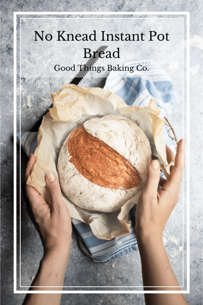 No Knead Instant Dutch Oven Bread - Instant Pot Cooking