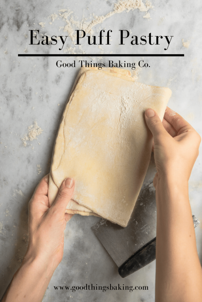 A recipe for easy, quick puff pastry