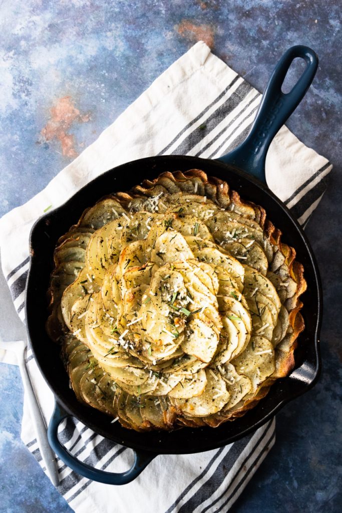 Roasted potato galette, another great way to cook potatoes!