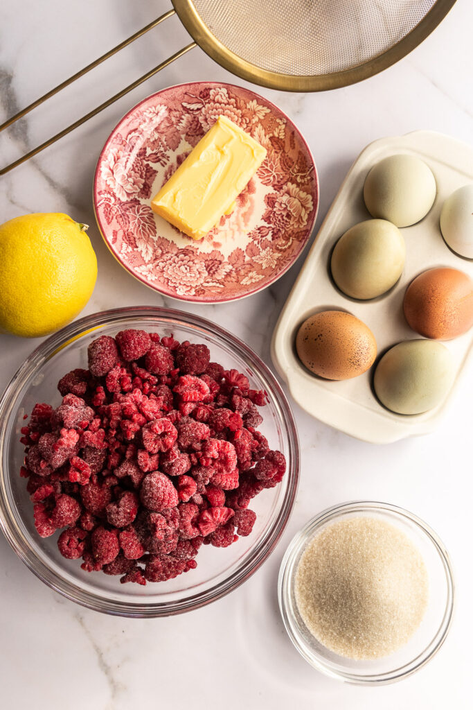 Raspberry Curd Ingredients