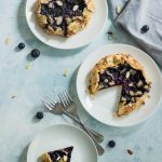 blueberry almond galettes