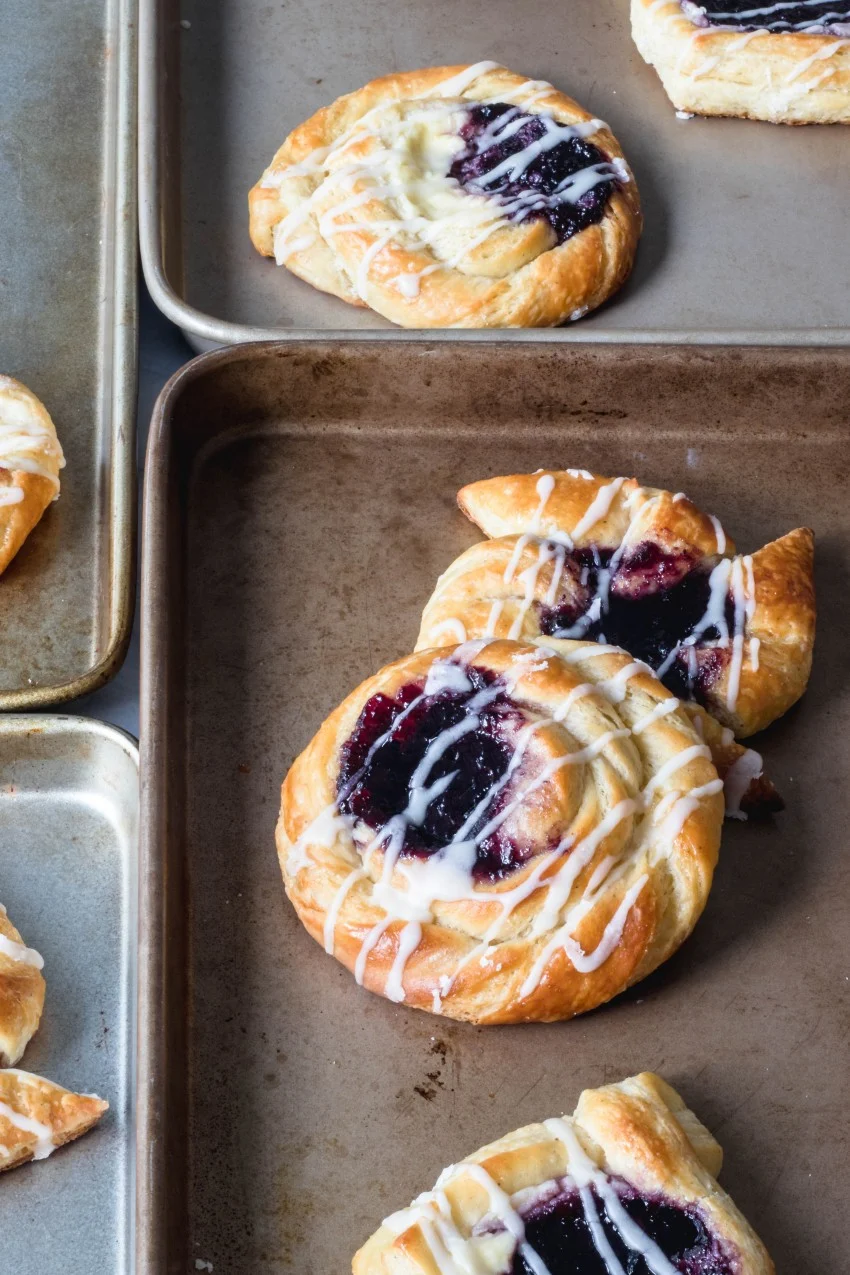 Blueberry Breakfast Danishes