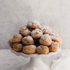 Cream Puffs with Maple Pastry Cream Filling-image