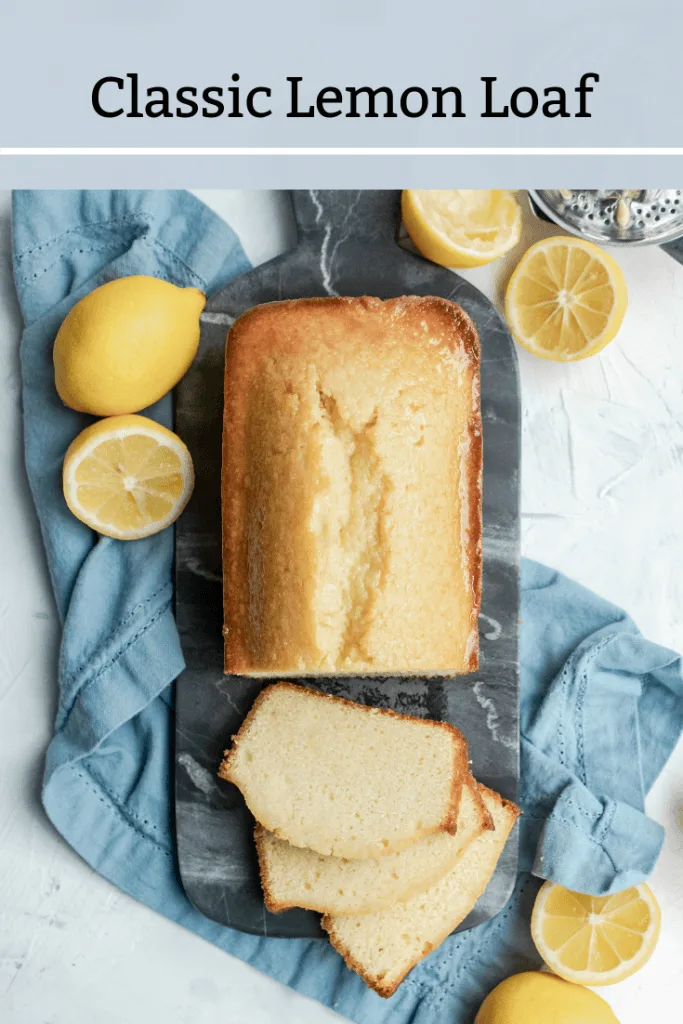 This Lemon Loaf is tender and sweet, with a light lemon tang and pleasantly dense, moist crumb. Simple, elegant, and classic!