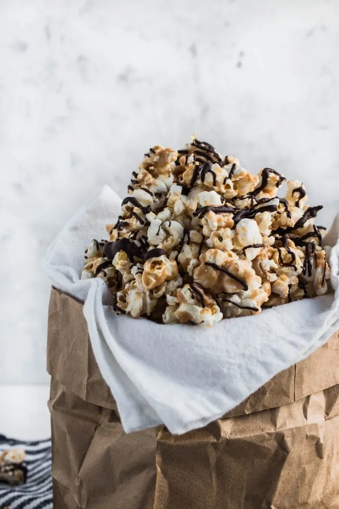 Toffee Chocolate Popcorn