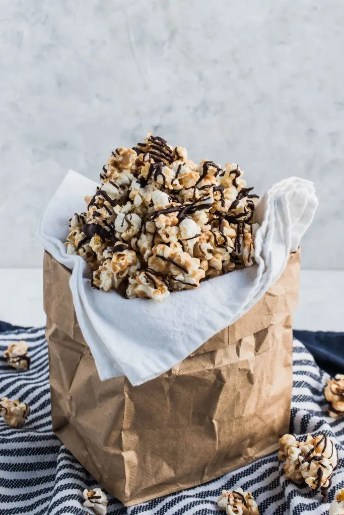 Toffee Chocolate Popcorn