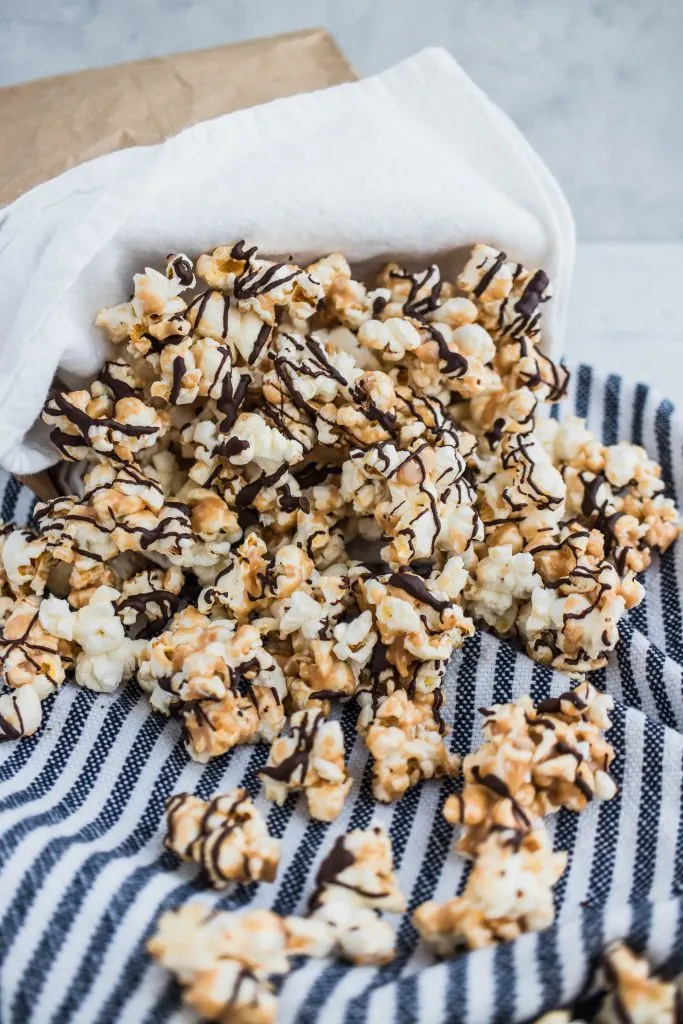 Toffee Chocolate Popcorn