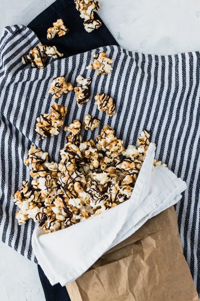 Toffee Chocolate Popcorn