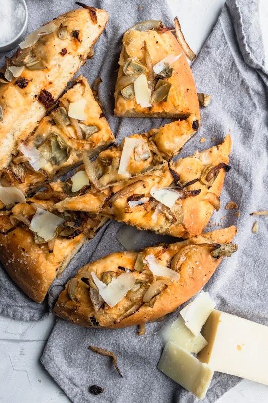 Sun Dried Tomato and Artichoke Focaccia