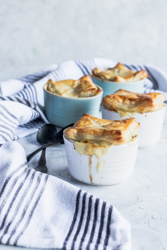 French Onion & Steak Puff Pastry Pies