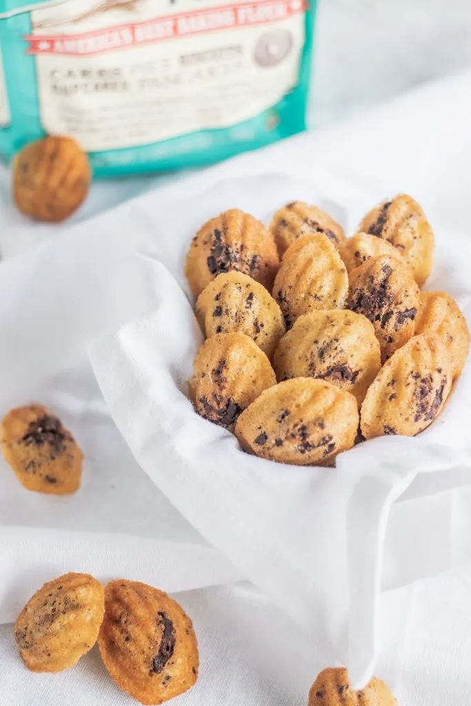 Chocolate Chunk Mini Madeleines