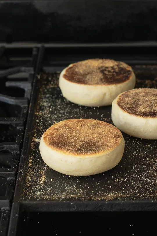 Sourdough English Muffins