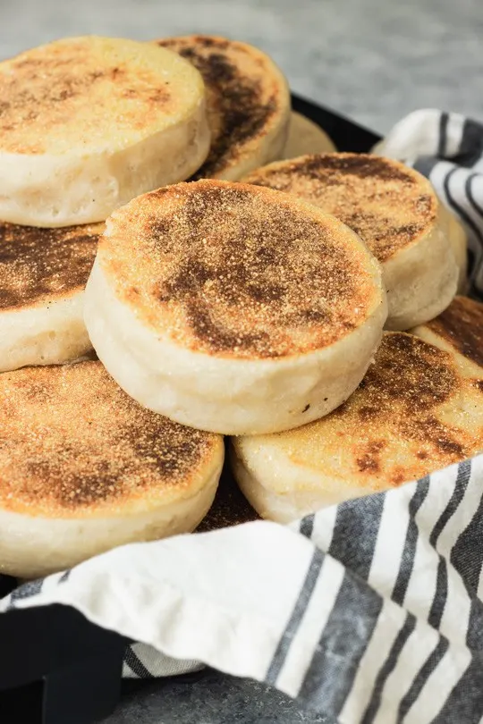 Sourdough English Muffins