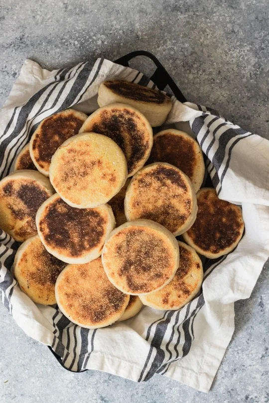 Sourdough English Muffins