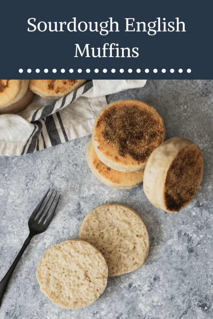 Sourdough English Muffin Recipe -- These are the best sourdough English muffins, with a tender crumb that's perfect for toasting and catching lots of melted butter. || Good Things Baking Co. #goodthingsbaking #sourdough #fermentation #englishmuffins #sourdoughbaking