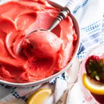 Strawberry Lemonade Sorbet Recipe