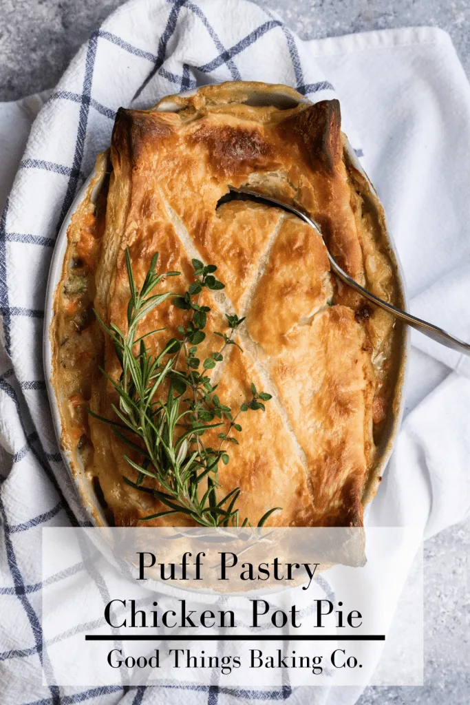 Puff Pastry Chicken Pot Pie Pin