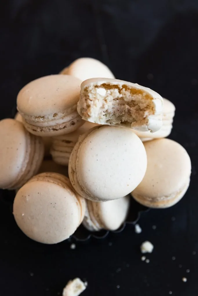 Brown Butter Vanilla Bean Macarons