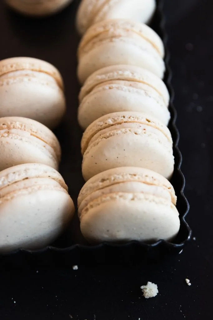 Browned Butter Vanilla Bean Macarons