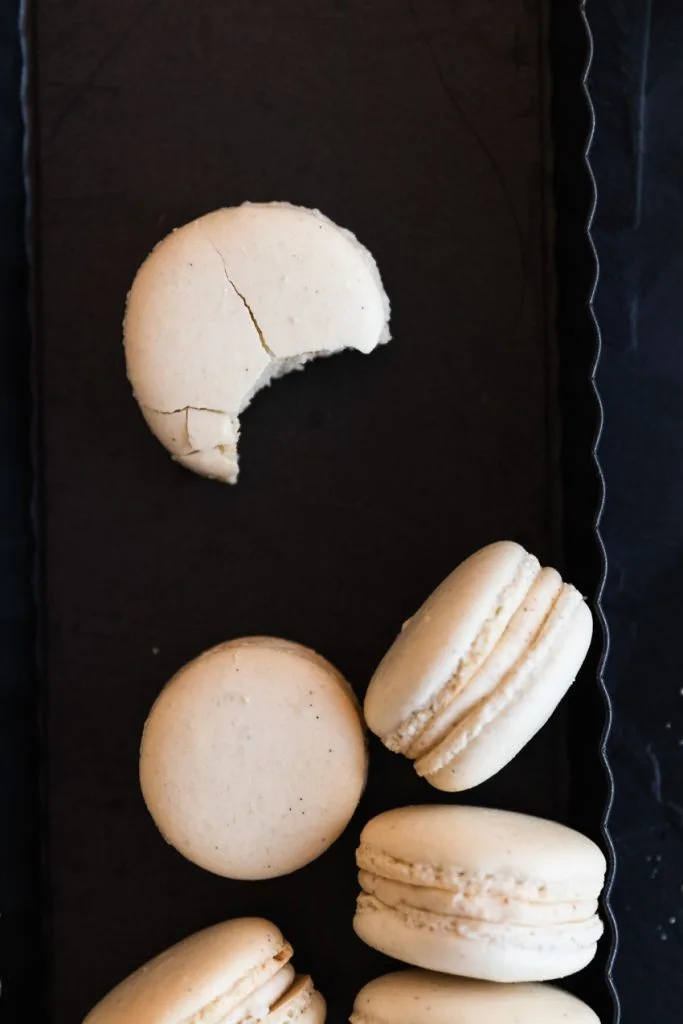 Browned Butter Vanilla Bean Macarons