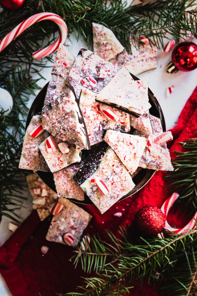 A recipe for homemade chocolate peppermint bark