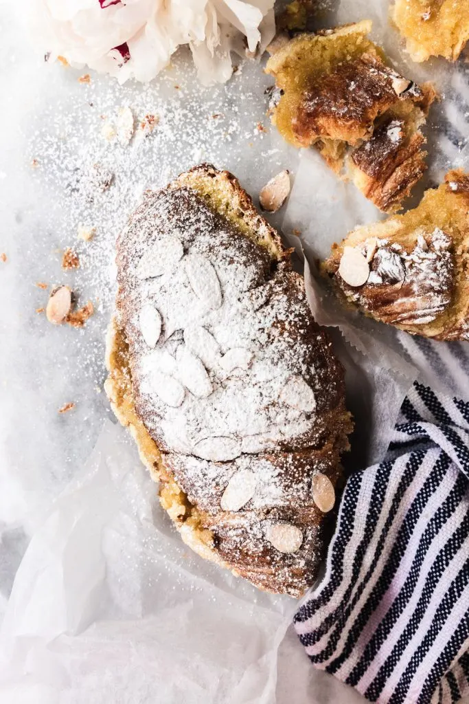 Easy French Almond Croissants - Flouring Kitchen