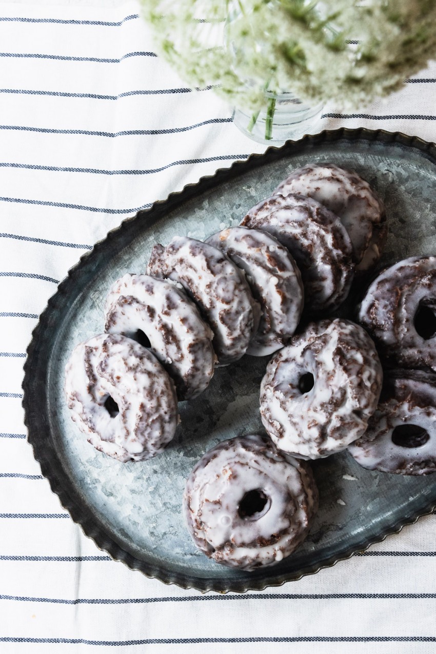 Chocolate Old-Fashioned Donuts - Good Things Baking Co