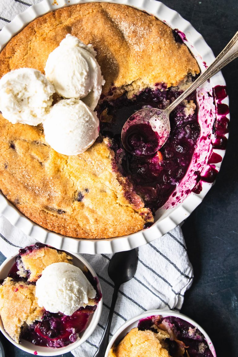 Blueberry Peach Cobbler