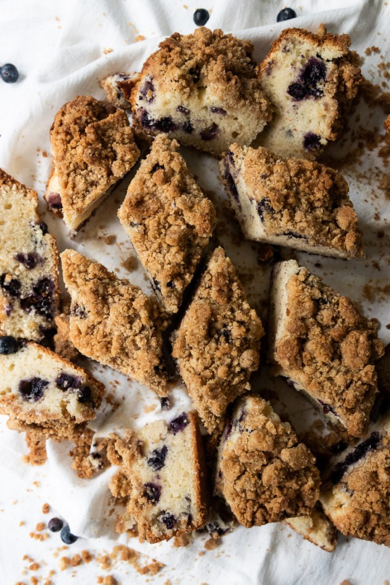 Sour Cream Blueberry Coffee Cake