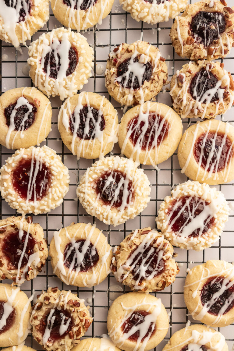 Thumbprint Cookies with Icing