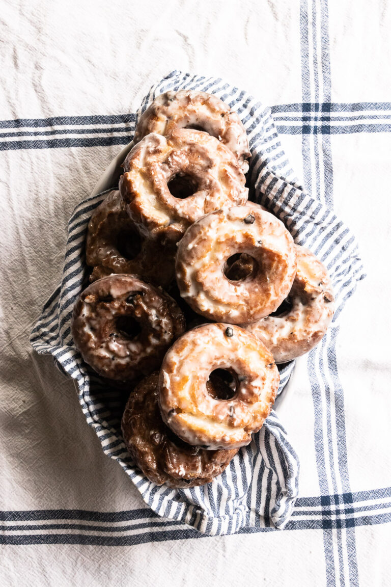The Very Best Blueberry Cake Donuts {and Donut Holes}